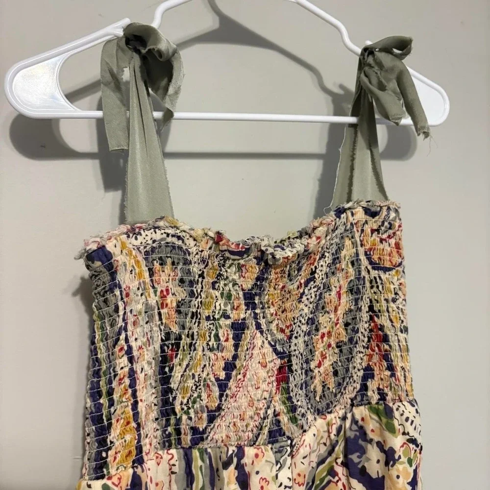 colorful Boho American Eagle Maxi dress with pockets!! - Picture 5 of 7
